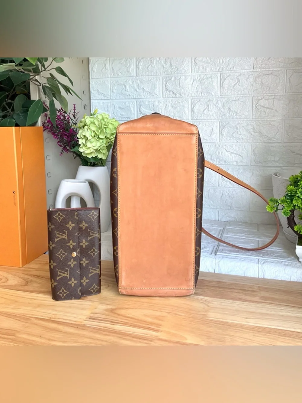 ✅LV BUNDLE DEAL LARGE BAG+LONG WALLET LOUIS VUITTON - Picture 9 of 16